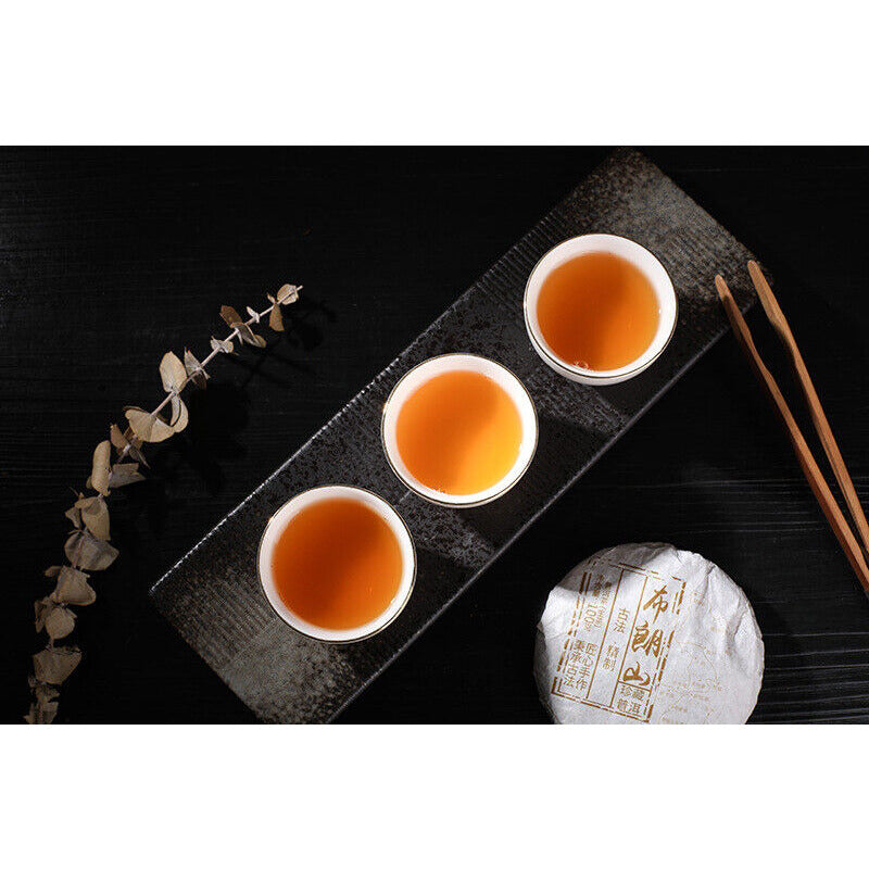 100g/3.52oz*5Tea Cake Brown Mountain Qiao Mu Ancient First Spring Tea Cake