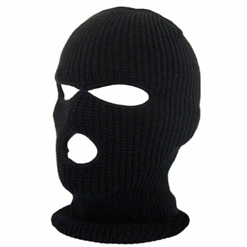 Knitted Face Mask Cover Winter Balaclava Full Face Outdoor Sports Balaclava Hat
