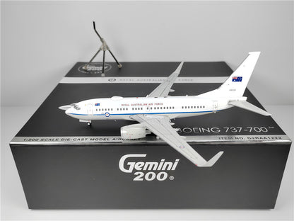 1:200 Geminijets ROYAL AUSTRALIAN AIR FORCE B737-700 Airplane Diecast Model