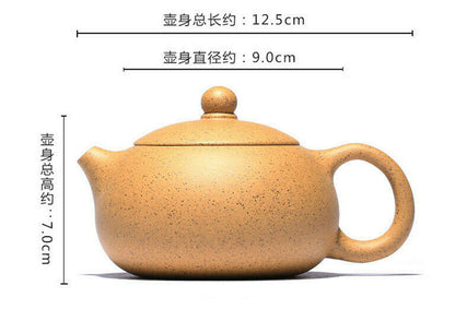 220ml Chinese Yixing Handmade Purple Clay Teapot Xishi Kettle Kung Fu Tea Set