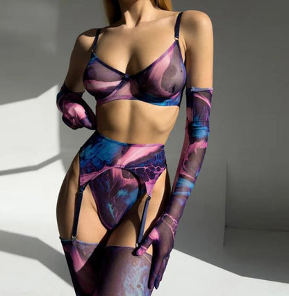2023 fashion scrawl design woman sexy lingerie other style sleepwear stocking
