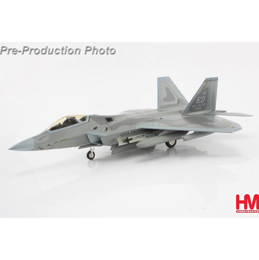 1:72 HM Lockheed F-22 Raptor Edwards AFB, 2022 Fighter Diecast Aircraft Model