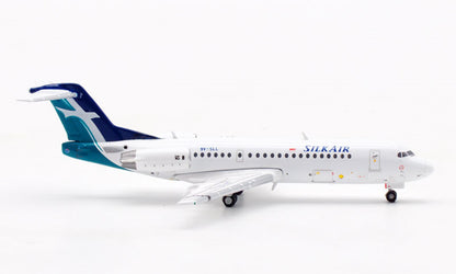 JC Wings SILK AIR Fokker-70 9V-SLL 1/400 DIECAST Aircraft Pre-built Model