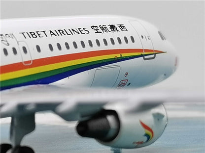 AeroClassics Tibet Airlines For AIRBUS A319 B-6440 1/400 DIECAST Aircraft Model