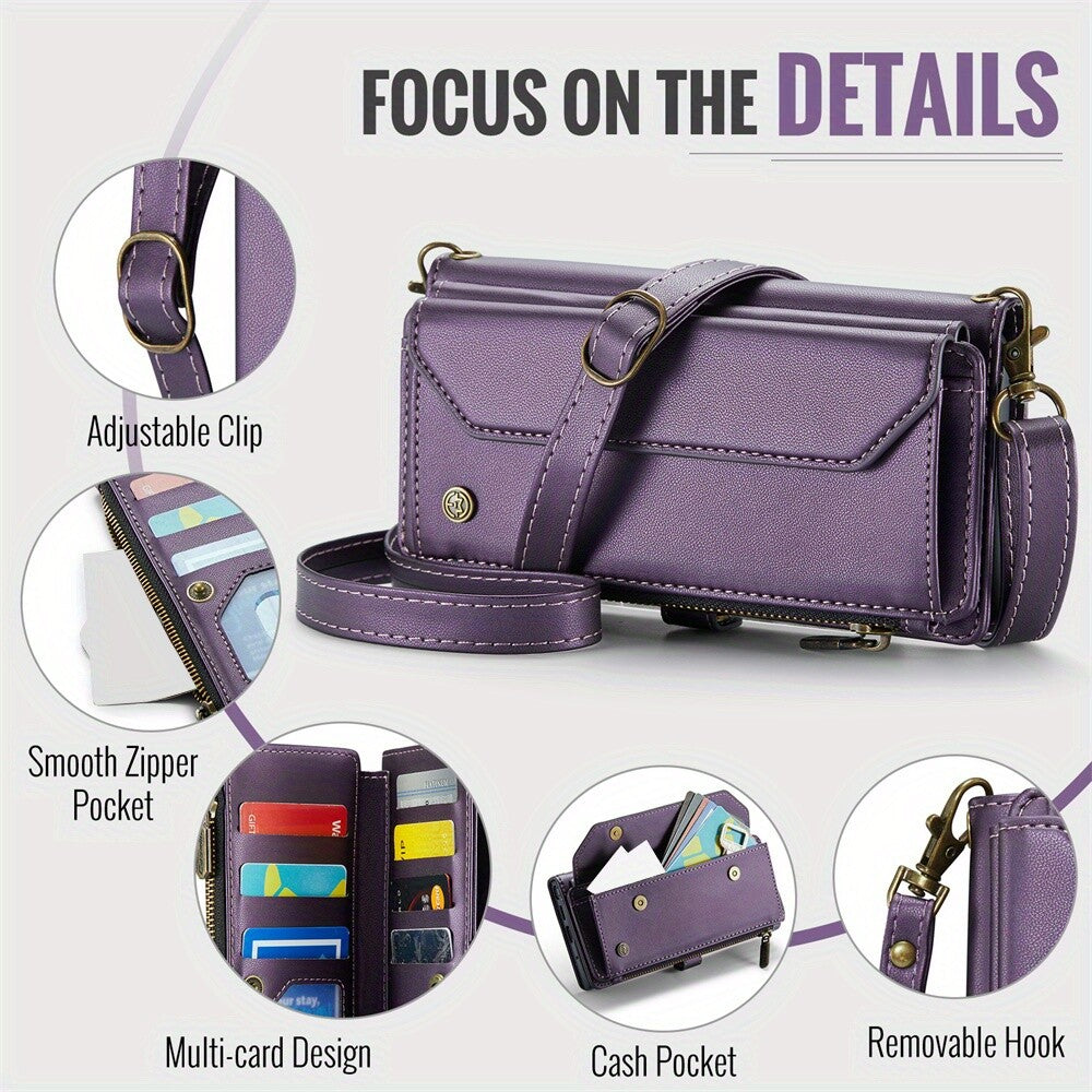 Crossbody for Samsung Galaxy Note 20 Ultra Note 10 Plus Case Wallet Card Holder