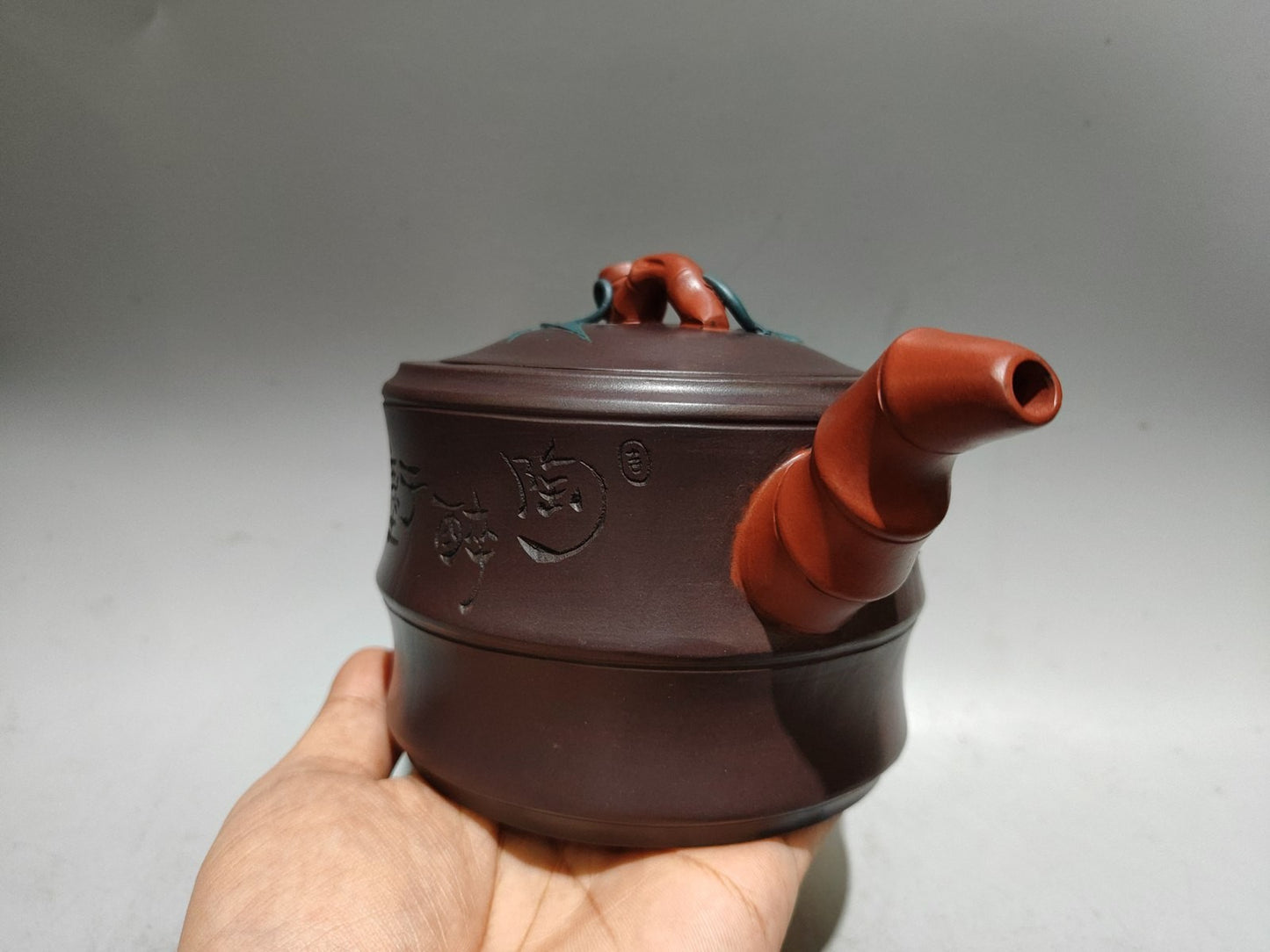 Chinese Yixing Zisha Clay Handmade Exquisite Dragon&Phoenix Teapot 31220