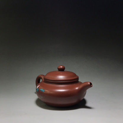 Chinese Yixing Zisha Clay Handmade Exquisite Teapot （仿古壶 底款：王国望）