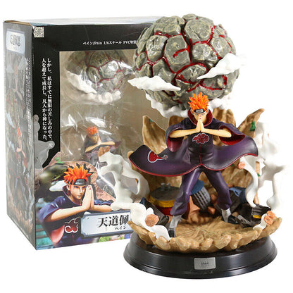 Anime Naruto Deva Path Pain Nagato PVC Action Figure Model Toy Statue Collection