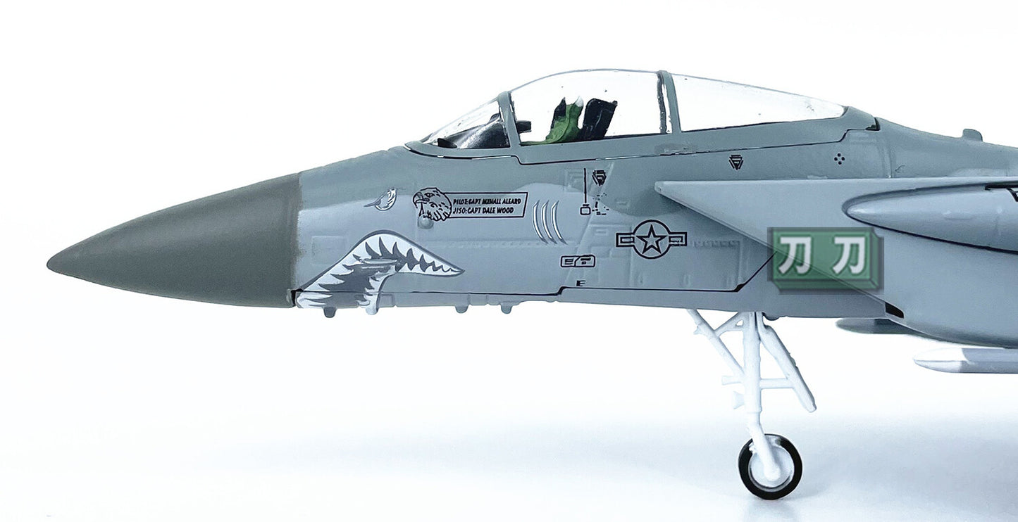1:100 20CM AMER USA F-15C Fighter Plane Diecast Military Aircraft Model