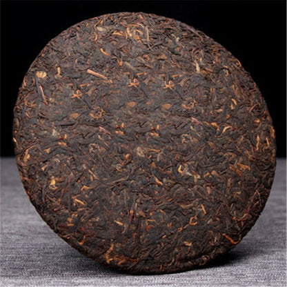 357g Organic Puer Tea Cake Black Tea China Yunnan Old Ripe Pu-erh Tea Black Tea