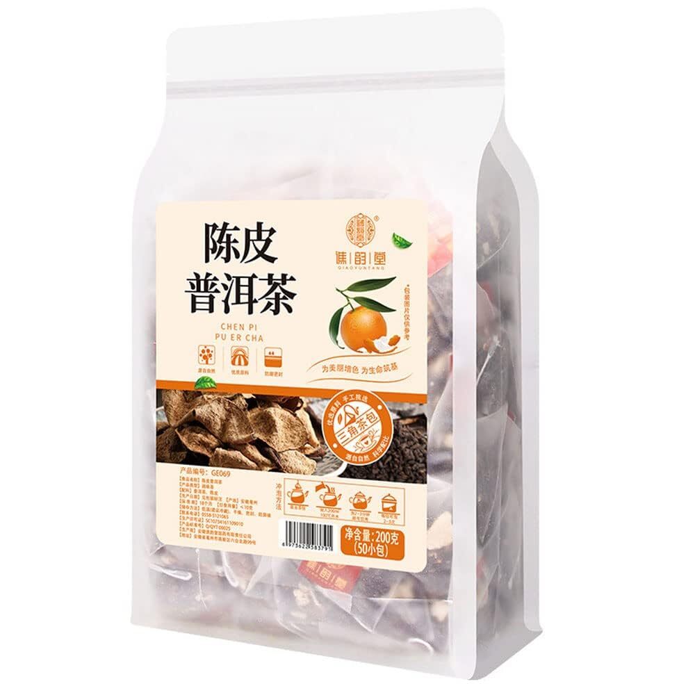 Chenpi Pu-erh Tea Tangerine Peel Pu 'er Tea Citrus Orange 200g (4g×50packets)