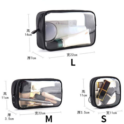 Waterproof Travel Cosmetic Bag Toiletry Transparent Makeup Storage Bag Organizer