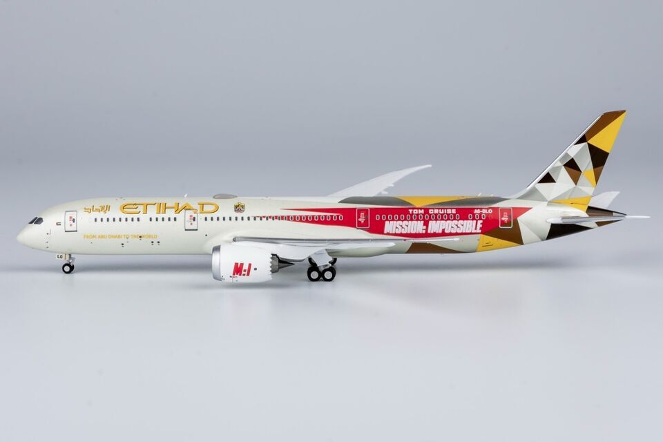 1:400 NG Model ETIHAD BOEING 787-9 Passenger Aircraft Diecast Airplane Model