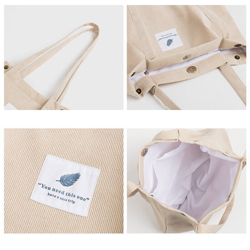 Tote Bag Shoulder Handbag Big Capacity Shopping Bag Work Beach Lunch Travel 1 PC