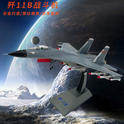 1: 48 Chinese J-11B Fighter Model Alloy Military Fighter