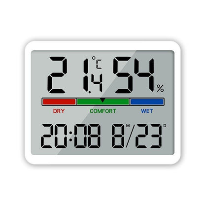 Alarm Clock ABS Plastic Digital Refrigerator Magnetic Multi-Functional LCD Decor