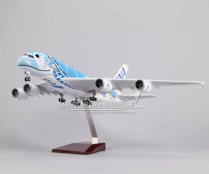 1:160 46CM ANA AIRBUS A380 Plane Airplane Landing Gear Resin Aircraft Model