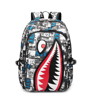 Backpack Elementary Bookbag Travel Cartoon Print Primary School Student Backpack