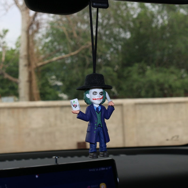 Rearview mirror accessories suspension decoration clown car pendant pendant