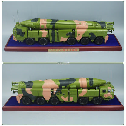 1:20 70CM DF-21C Anti-ship Ballistic Missile Launcher Truck Diecast Model