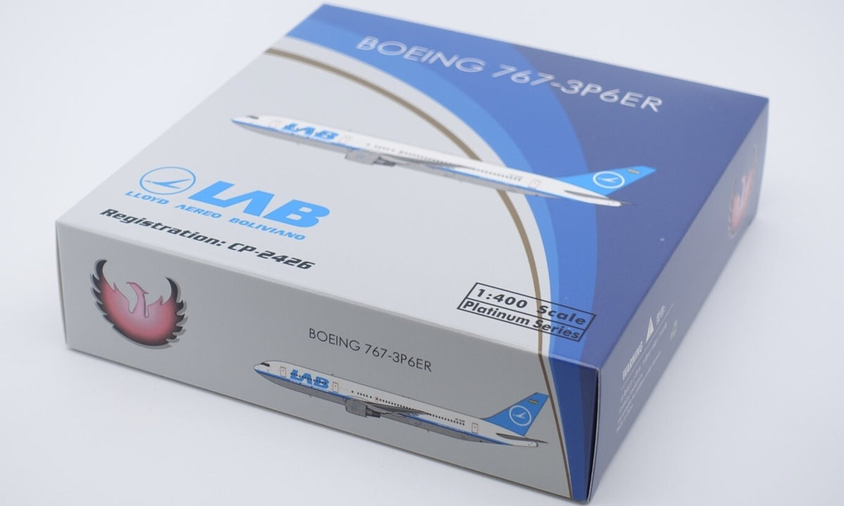 1:400 Phoenix Lloyd Aéreo Boliviano BOEING 767-300ER Airplane Diecast Model