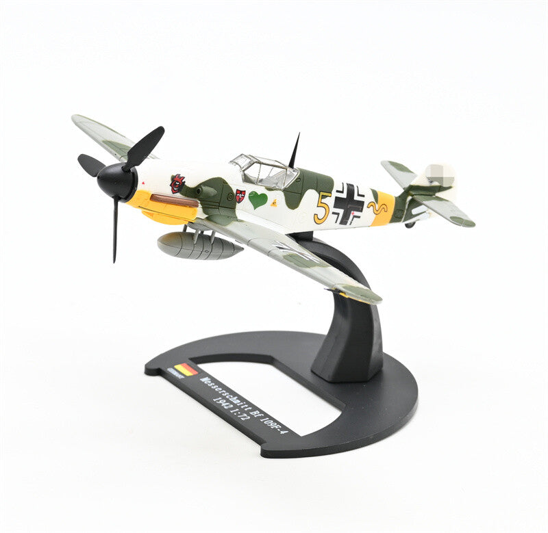 PLANES Germany Messerschmitt 109F-4 1942 1/72 DIECAST Aircraft Pre-built Model