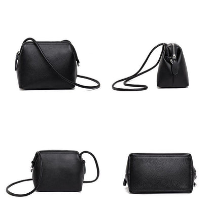 Leather Handbag High Quality Soft Cowhide Shoulder Bag Luxury Messenger Bags 1PC