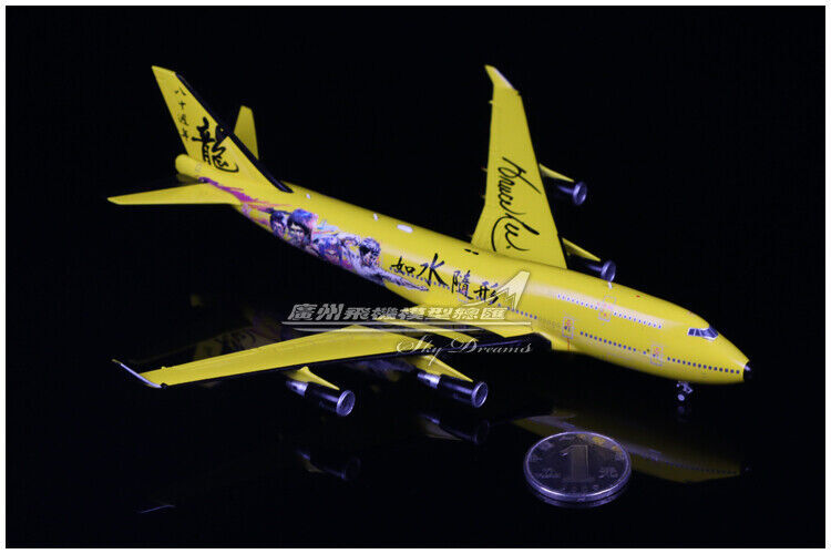 1:400 JC Wings Lee BOEING 747-400 80th Passenger Airplane Diecast Aircraft Model