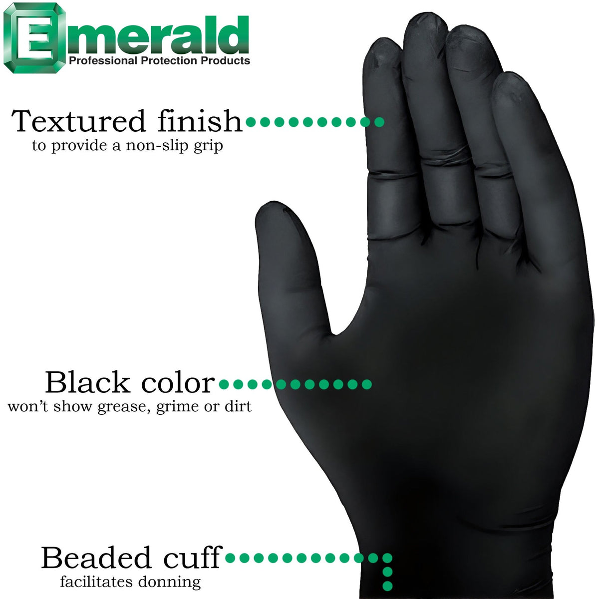 1,000 Count SIZE X-LARGE Powder-Free Nitrile Gloves, 4 Mil Food Grade Disposable
