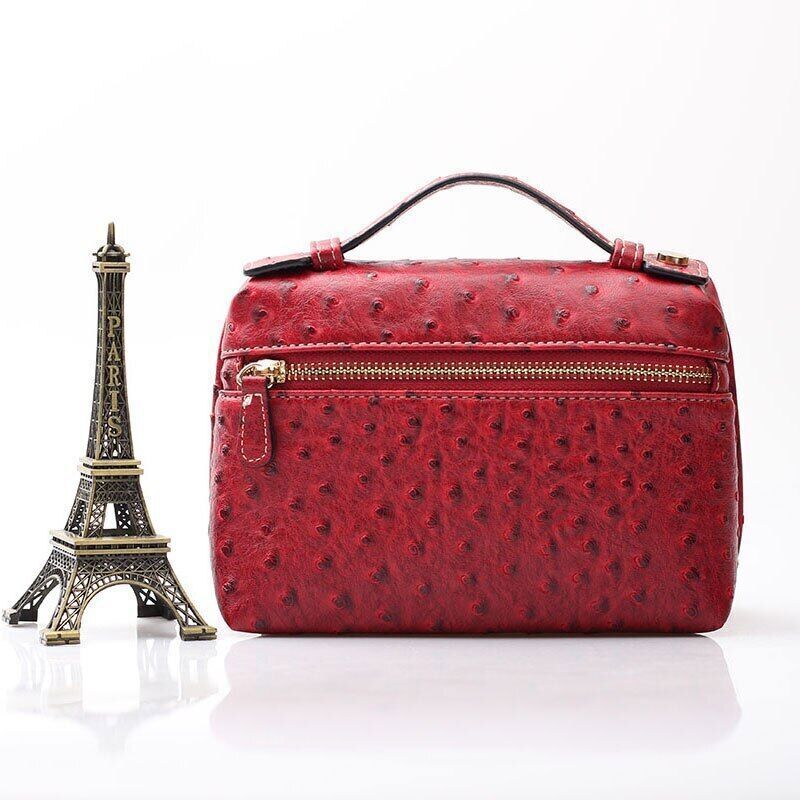 Pattern PU Leather Clutch Bag Women Trendy Make Up Handbag Purse Bag
