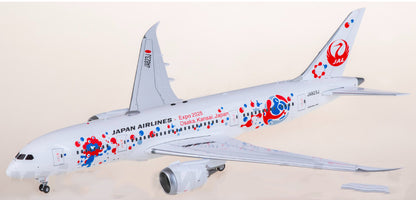 1:200 SQ Wings Japan Airlines Boeing 787-8 JA823J Passenger Plane Diecast Model