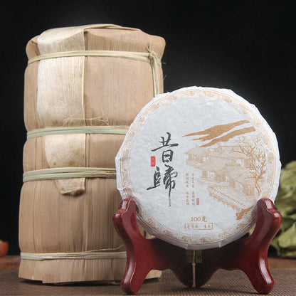 100g Aged Tree Pu-erh Tea Yunnan Puerh Raw Tea Small Cake Xigui Pu'er Shengcha