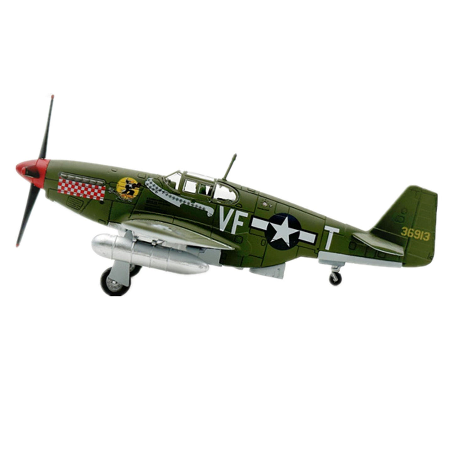1/72 Scale US P51 Mustang Fighter Alloy Aircraft model with Display Stand t