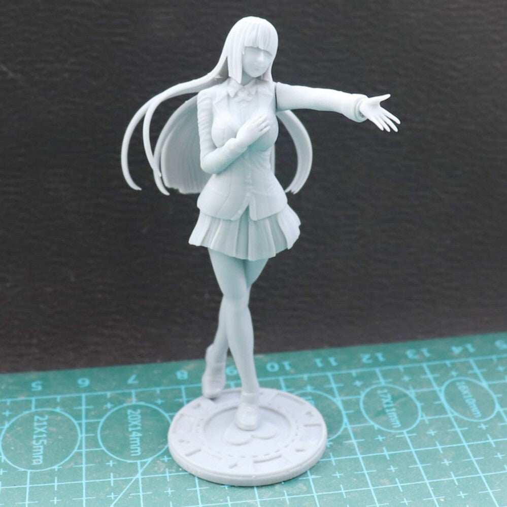 1/24 resin figures model Fantasy Japanese anime girl 3D printing Unpainted