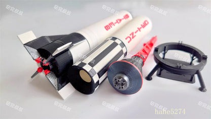 1/72 Scale Mercury-Redstone Carry Rocket Spacecraft Painted Model Toys Gifts