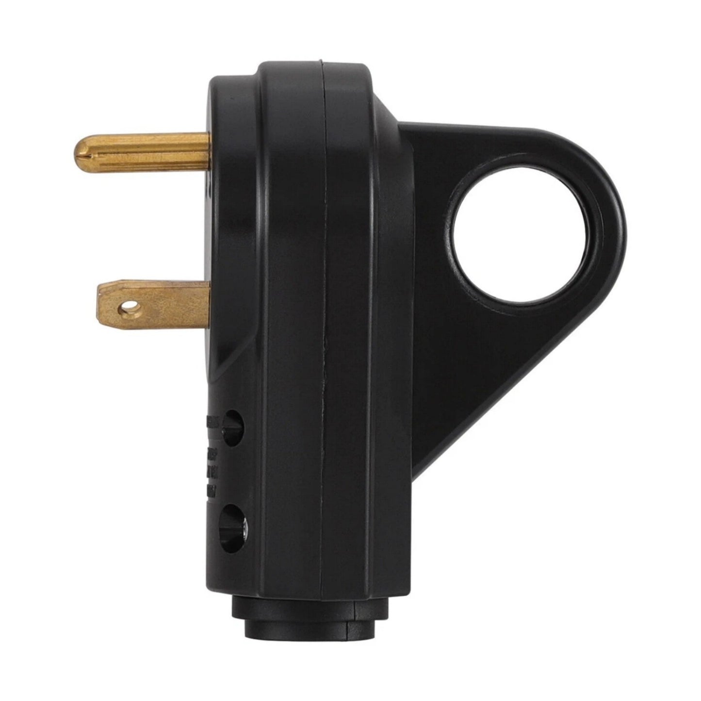 30A RV Replacement Male Plug with Strain Relief & Easy Unplug Handle for Camper