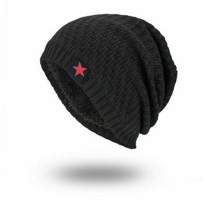 Fashion Soft Cap Men's Hat Beanie Hat Autumn Winter Cap Wool Knitted Warm Hats