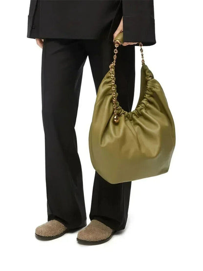 Shoulder Bag Blogger Same Cowhide Chain Underarm Bag Handbag