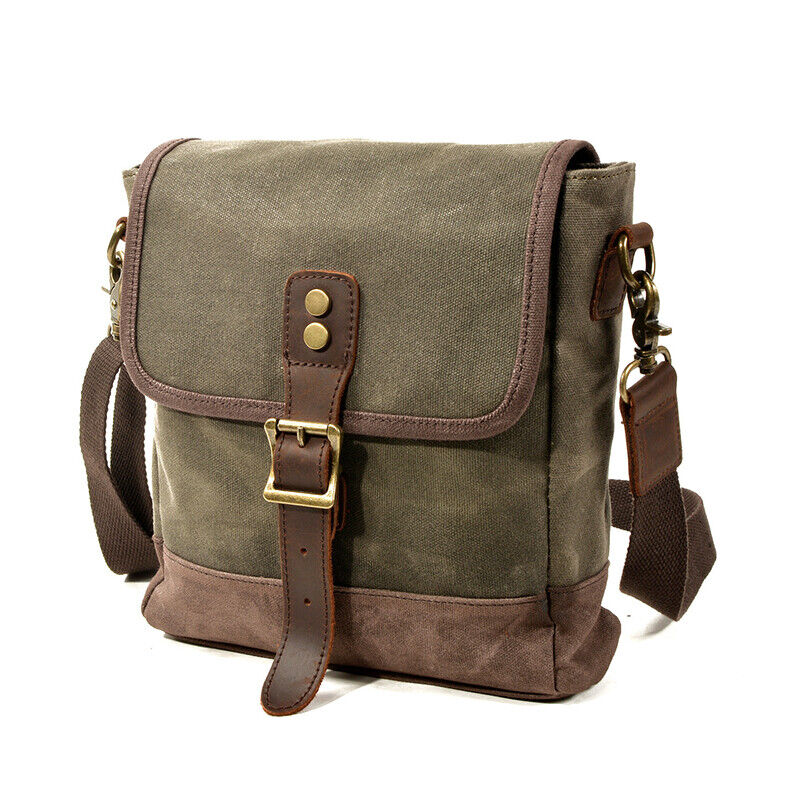 Mens Medieval Crossbody Canvas Bag Shoulder Bag Leisure Package Outdoor Travel