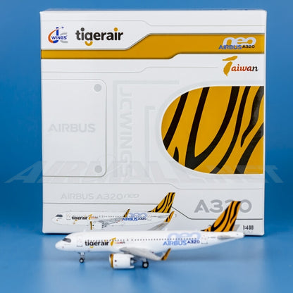 1:400 JC Wings Tigerair Taiwan Airbus A320neo Diecast Aircraft Model