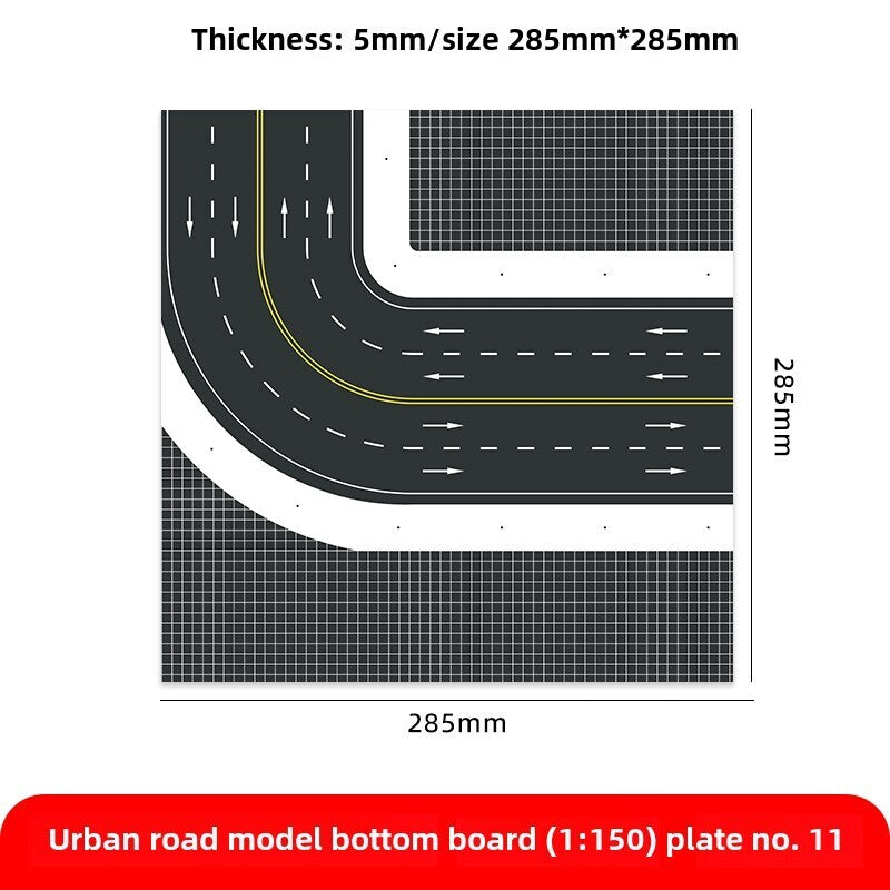 1/150 Building Model City Road Building DIY Scene Display Model Gifts