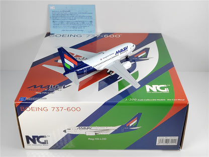 1:200 NG Model Hungarian Airlines B737-600 Airplane Diecast Aircraft Model