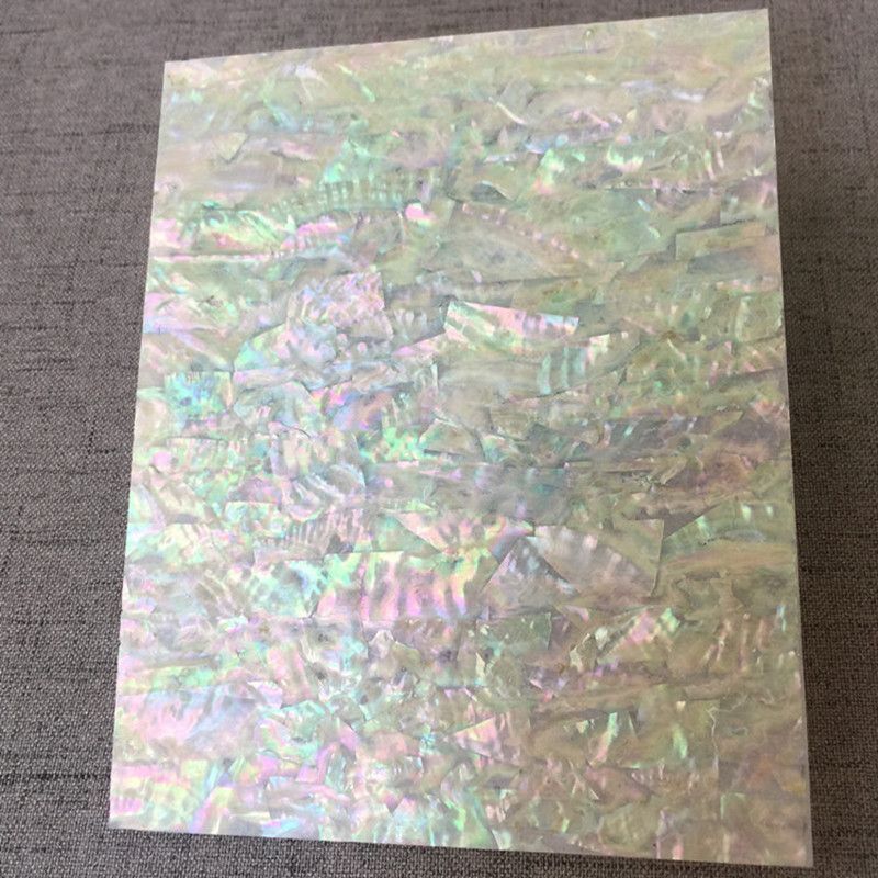 Abalone Shell Sheets Natural Mother Of Pearl Laminate Craft Carved Inlay 14x12cm