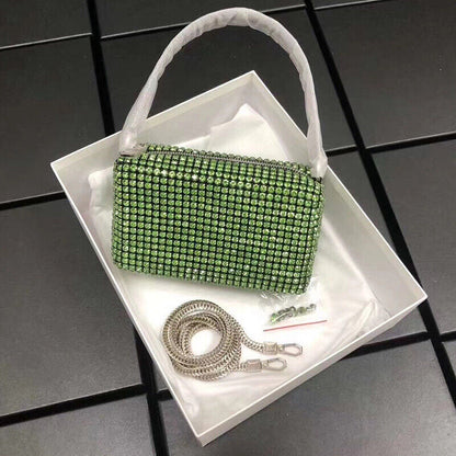 Hobo Bag Women Handbag Shoudler Handbag Hobos Rhinestone Handbag Lady Shiny