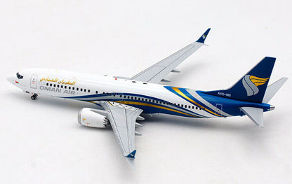 1:200 JC Wings OMAN AIR BOEING 737 MAX 8 Passenger Airplane Diecast Plane Model
