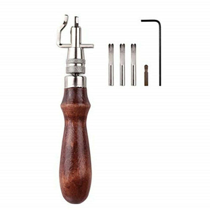 DIY Leathercraft Stitching Groover Skiving Edger Beveler Leather Working Tools G