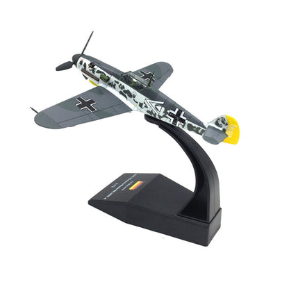 1/72 WW2 BF109 Military Fighter Aircraft Model Simulation Airplane Collection