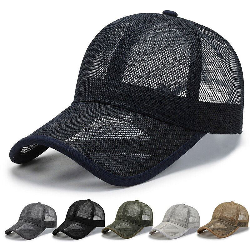 Trucker Cap Mesh Caps Snapback Hat Fishing Hat Full Hollow Outdoor Summer Caps