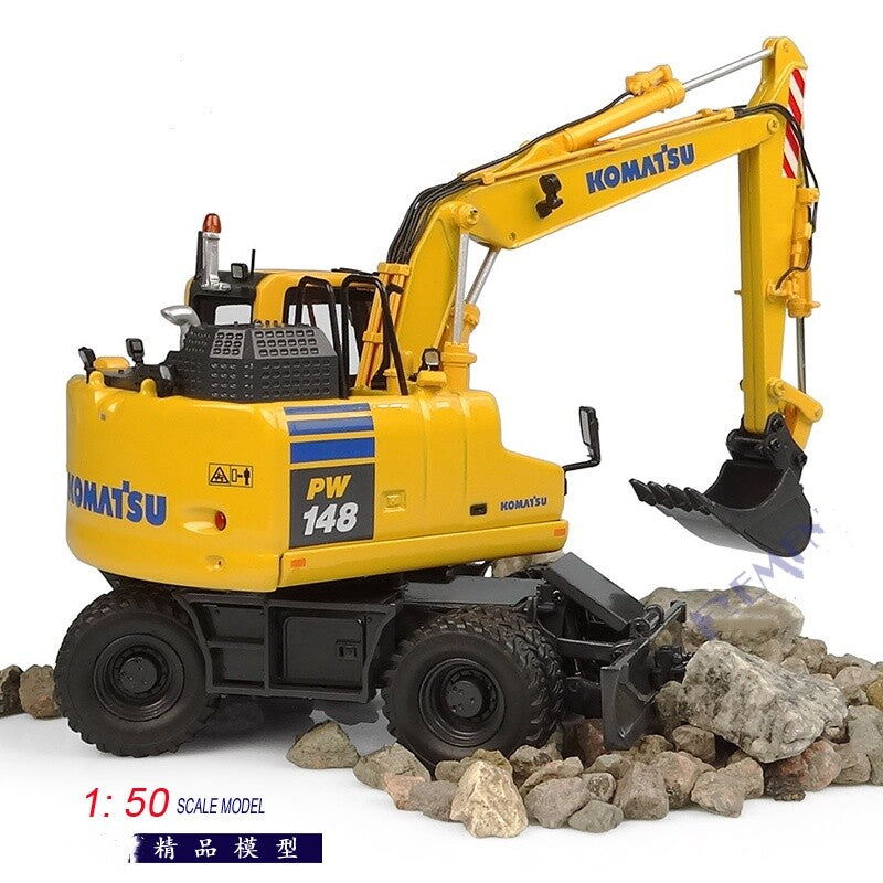 1:50 UH PW180-11 Grab Excavator Contruct Machine Equipment Diecast Metal Model