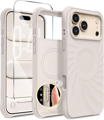 Magnetic for Iphone 17 Pro Case 6.3", Compatible with Magsafe, [Integrated Silic